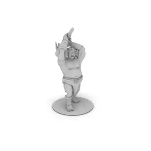 Three Headed Cyclops Tabletop DND Gaming Miniature