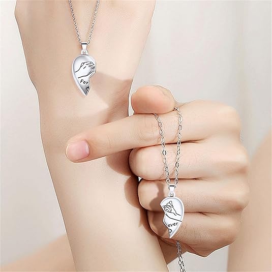 Magnetic Heart  Necklaces  - Forever Love Necklaces Perfect Gift for couples and family