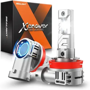 2017 Toyota 4Runner H11/H9/H8 80W 6500K White IP68 LED Headlight Bulbs 2PCS SEALIGHT X1S