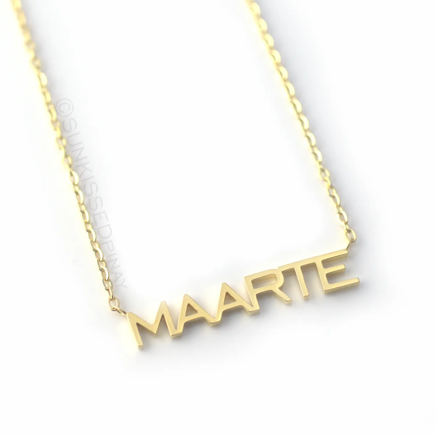Maarte Filipino Necklace – Tagalog Personality Statement Jewelry