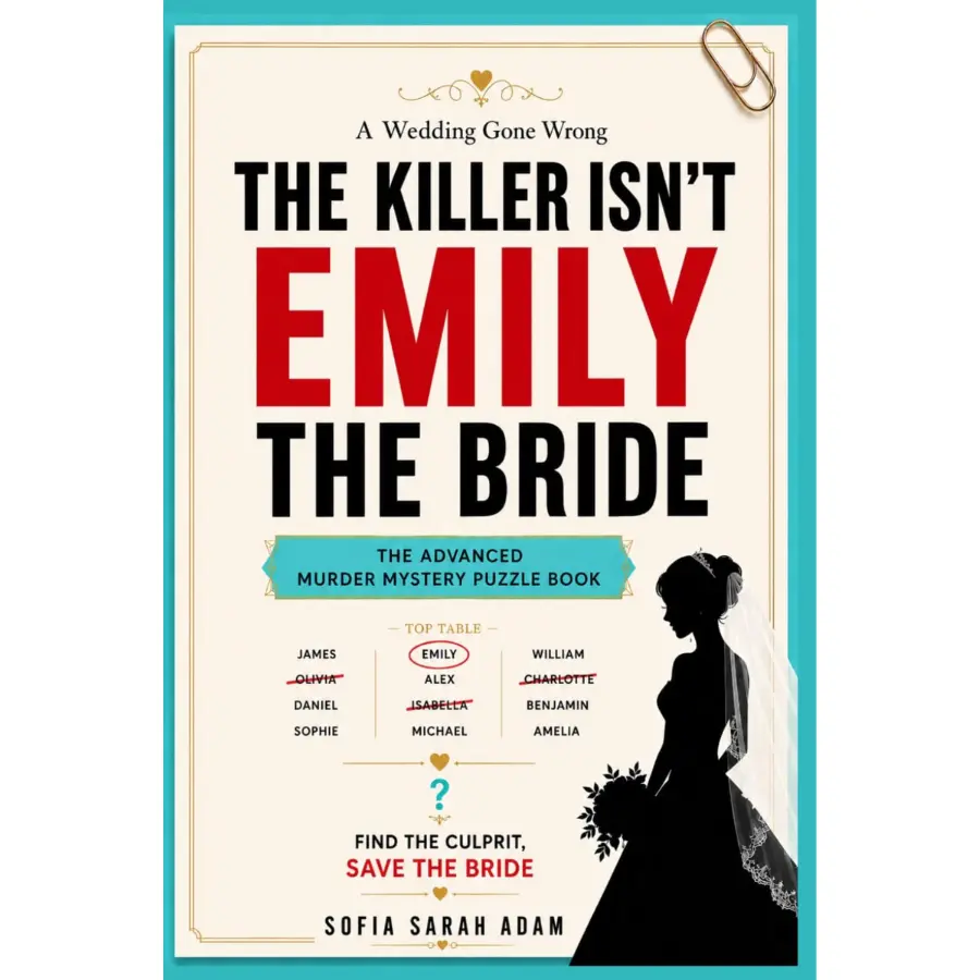 Mystery Puzzle Book – The Killer Isn't Emily the Bride (Paperback)