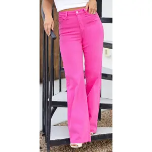 Judy Blue Hot Pink Straight Leg