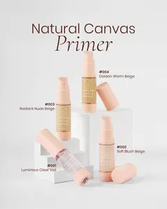 [RUBY VIBE CO] Natural Canvas Primer, Face Primer for Makeup, Smooth Matte Finish, Minimizes Pores, Controls Shine, Lightweight Non-Greasy, Versatile for Makeup Base or Solo Use