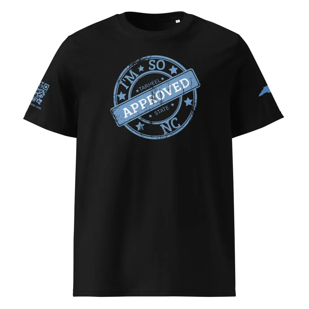Men's I'M SO NC Supporter Edition Premium Short-Sleeve T-Shirt, Casual 1-Piece Top with QR Code