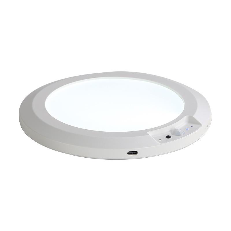 2-Pack Ceiling Light Rechargeable Motion Sensor Remote Wireless Battery Powered Pantry Garage Easy to Install Suitable for Various Scenarios Patio / Battery Operated Magnetic Light for Closet Shower Shed Hallway Porch Stairs(3 Color Temperatures)