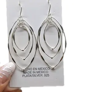 arete largo óvalo