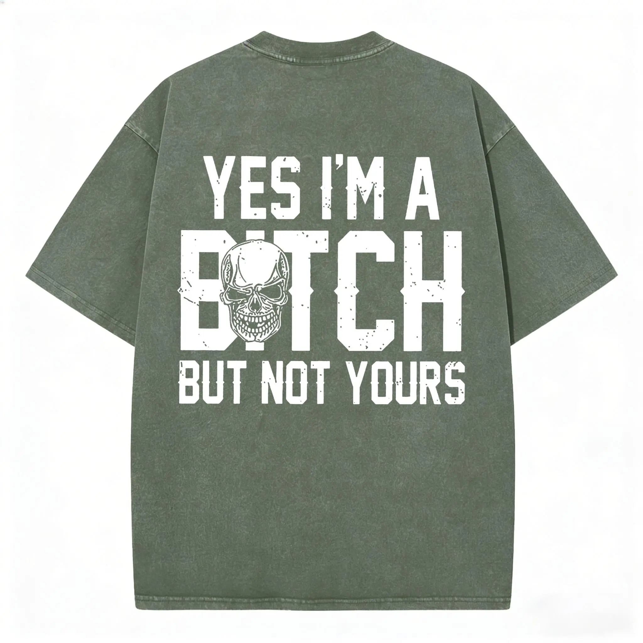 Washed T-shirt-Green