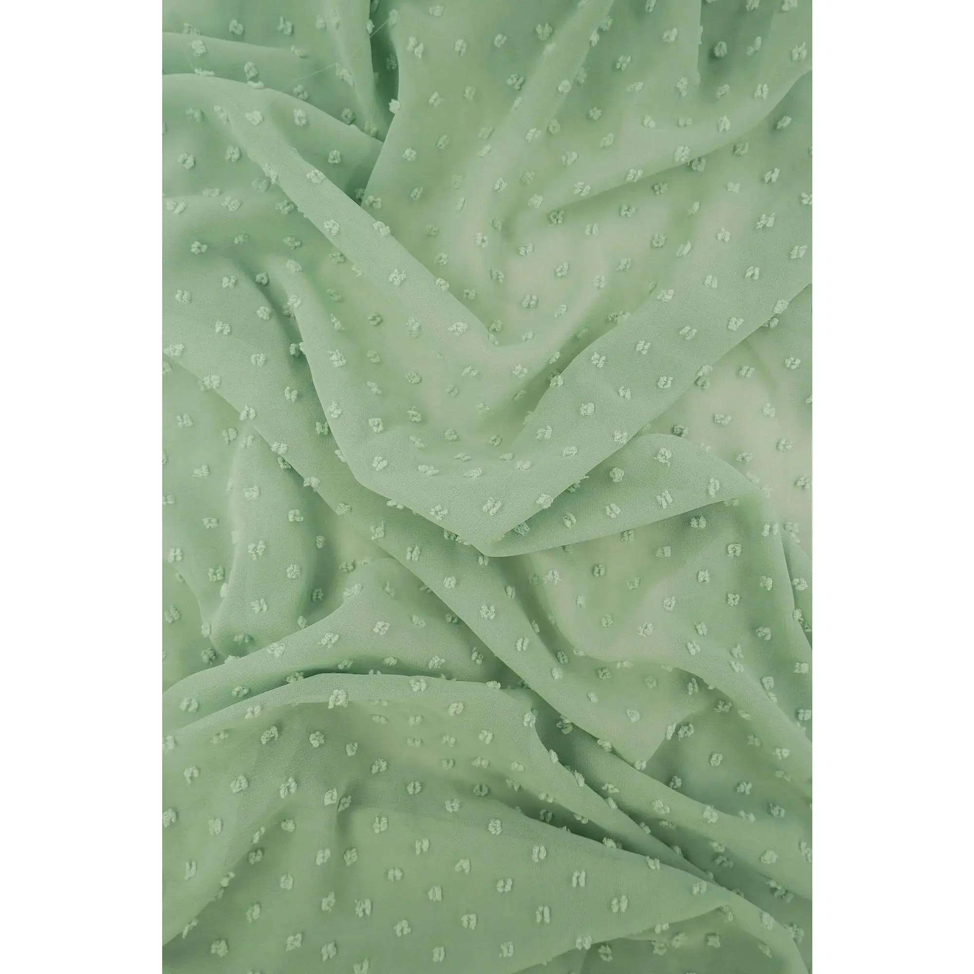 Swiss Dot Chiffon Fabric for Dresses, Blouses & Layering 57–58 Inch Width