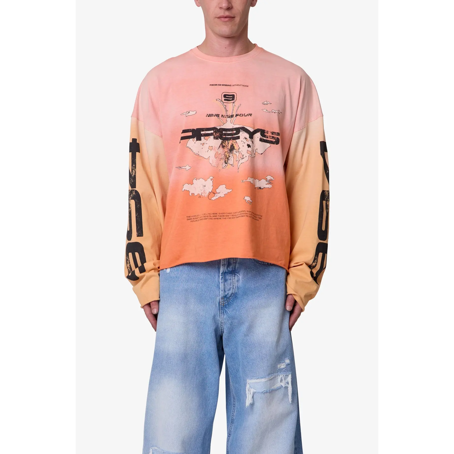 mnml Lost L/S Tee - Orange