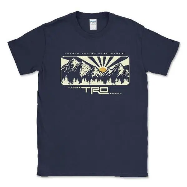 Toyota TRD Men's Big and Tall 4x4 Mountain Tee Classic Fabric Graphic Menswear Top Apparel
