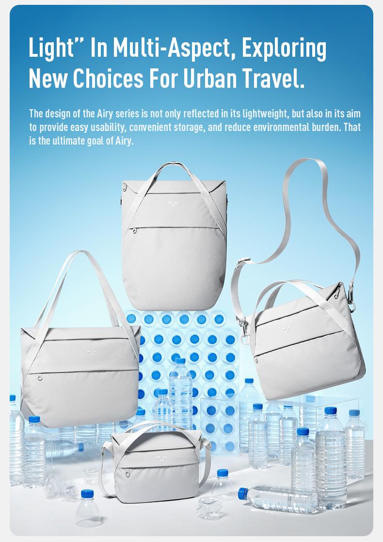 MAH 2966 Airy Travel At Ease 550g Only Flexible And Foldable Backpack