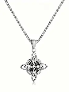 Witch Knot Necklace, Irish Knot Pendant, Daily Wear Jewelry, Memorial Gift, Elegant Accessory for Women, Perfect for Special Occasions