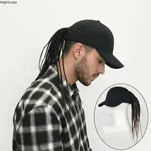 Adjustable Snapback Hip Hop Dreadlock Wig Cap Sports & Outdoor Hat - Streetwear Accessory, Motorcycle Accessory
