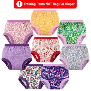 8-Pack Toddler Training Pants – Reusable Cotton Toilet Training Underwear (12M-5T)