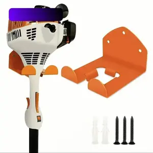 Garden Electric Tool Weed Trimmer Wall-Mounted Lawn Mower Bracket, 1 Count Garage Metal Storage Rack, Home Organizer for Outdoor Garden Workshop, Yard Tool Rack