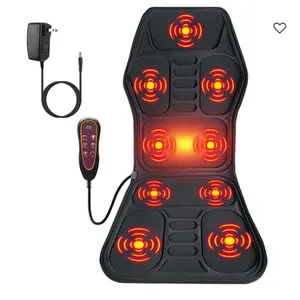 Full Body Comfort Chair Pad - Heat, Vibration & Timer for Home Office Car-5249