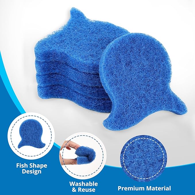 6PCS Pet Hair Remover for Laundry Reusable Dog & Cat Hair Catcher Microfiber Gentle Laundry Tool for Washing Machine Dryer Chemical-Free Cleaning - Washer