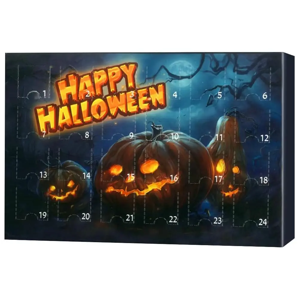 24 Day Advent Calendar – Ghost Movie Character Collectible Figures, Stringable Keychain Charms, Christmas Tree Ornaments & Holiday Gift Set for Kids & Adults