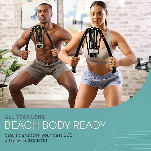 【Featured TikTok Products】HMN Twister Arm Exerciser - Adjustable 22-440lbs Hydraulic Power, Home Chest Expander, Shoulder Muscle Training Fitness Equipment, Arm Enhanced Exercise Strengthener.