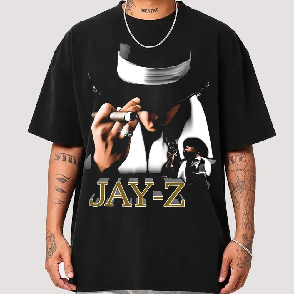 JAY-Z Vintage Music T-Shirt, Rap Artist Graphic Tee, Heavy Cotton Apparel