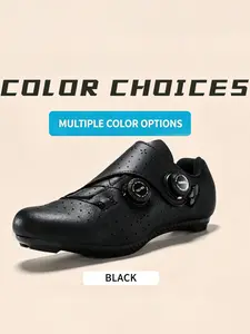 Unisex Cycling Shoes, Road Bike Bottom, Quick Lock Buckles, Breathable Pores, Lightweight, Sporty Style, All Seasons
