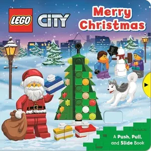 Lego(r) City. Merry Christmas: A Push, Pull and Slide Book -- MacMillan Children's Books - Board Book