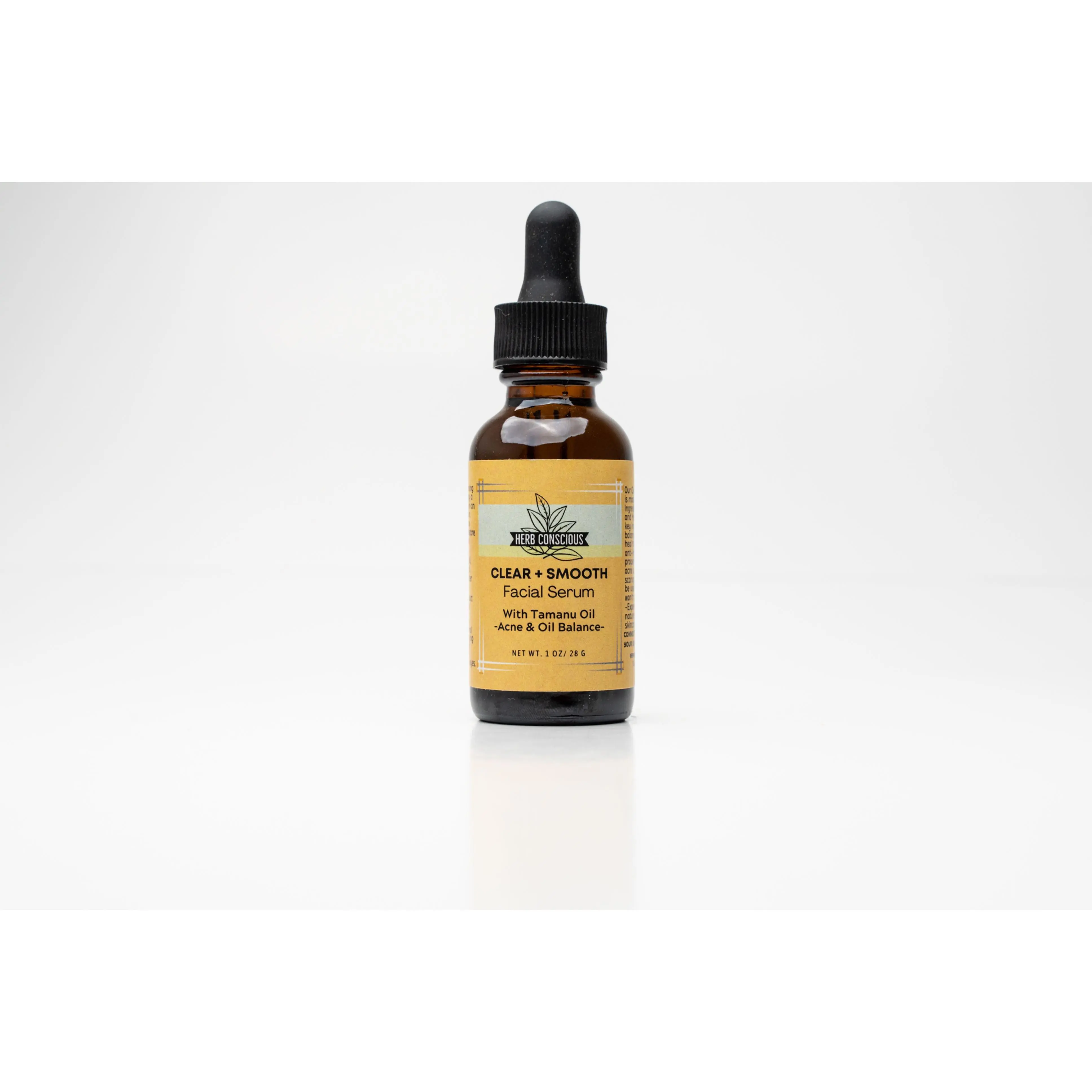 Clear + Smooth Facial Serum | Acne & Oil Balance