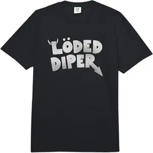Men's Cotton "Loded Diper" Gravity Falls Tee Viral TikTok Fan-Favorite Casual Wear 100% Cotton Short Sleeve Graphic T-Shirt