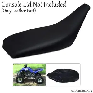 Seat Cover Fit For 2001-2004 Yamaha Raptor 660 Standard Black ATV Seat Cover Upgraded Version G-PLUS