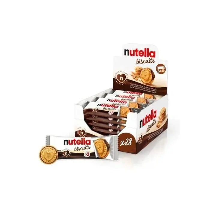 Nutella Cookie Biscuits 3pack  28 ct Tray