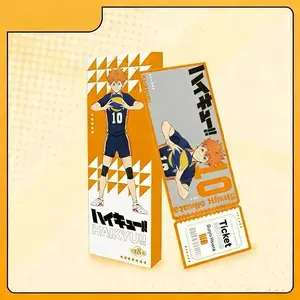 Haikyuu!! Character Illustration Laser Ticket Blind Box - Anime Collection Merch Fans Gift Cute Laser Card Collectible