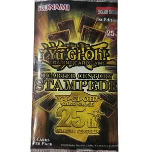 Yugioh Quarter Century Stampede Booster Pack (RIPPED LIVE)