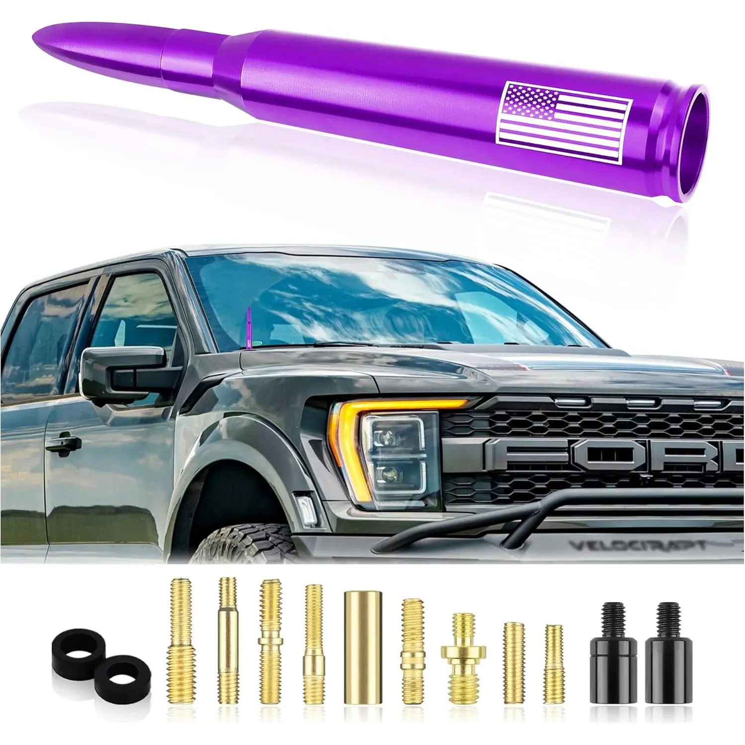 Premium Purple - U.S. Flag