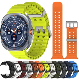 Marine Band For  Galaxy Watch Ultra 2025 Sports Silicone Strap Bracelet  Galaxy Ultra 47mm Watchband Accessories