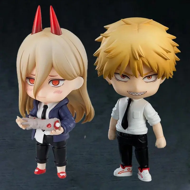 Gsc Nendoroid Chainsaw Man Action Figures - Denji 1560, Power 1580, Face-Swap Q-Version Collectibles, Desktop Display Decoration