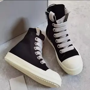New Rick Jumbo Lace Canvas High Top Shoes