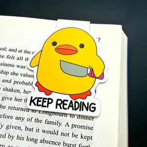 Cute Magnetic Duck Bookmark with Page Marker, Fun Gift for Book Lovers & Readers, Encourages Reading, Perfect for Library & Home Use, Book Accessories, Magnetic Bookmarks, Book Page Markers