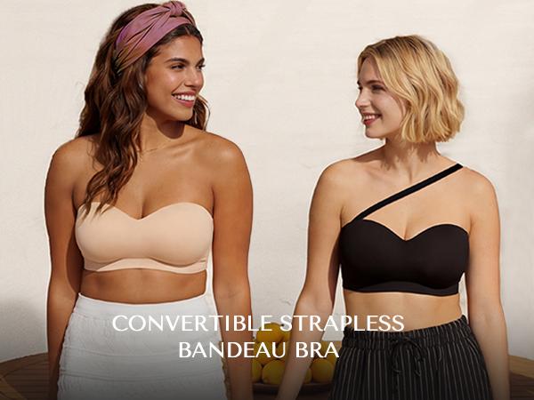 SHAPELLX Bare Essentials AirSlim VersaFit Seamless Strapless Non-slip Wire-free Versatile Bra