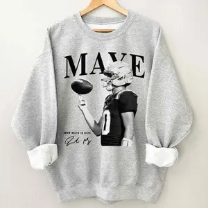 Drake Maye Vintage 90s Shirt, Drake Maye Rap Merch Tee, Game Day Shirt, Football Shirt