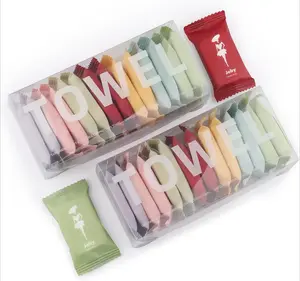 Disposable compressed towels, portable compressed towel sheets, 28 travel washcloths, thickened towels with super absorbency, suitable for outdoor camping and hiking face towels (28 pieces)