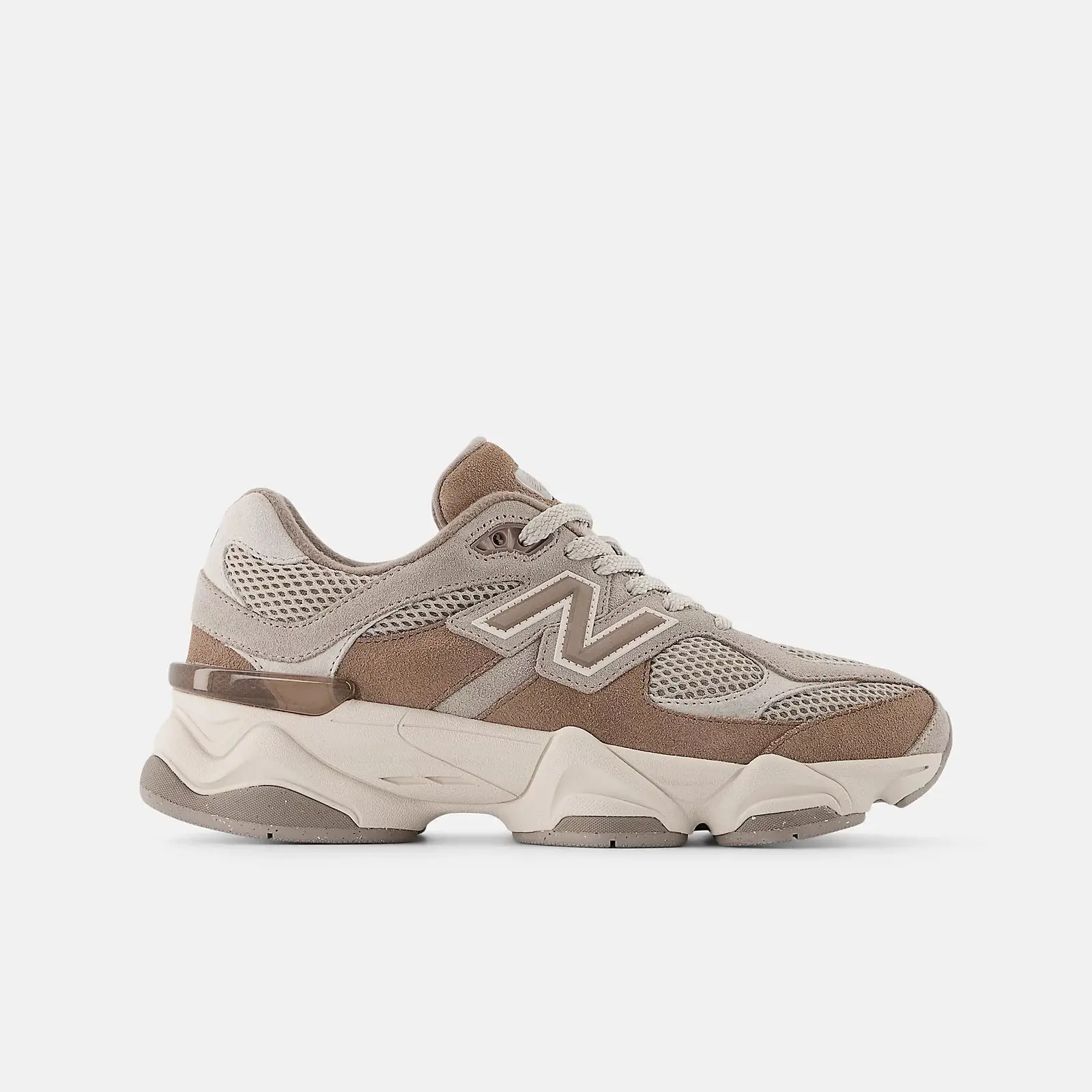 New Balance 9060 Wide Mushroom Arid Stone Youth / Women's Perfect Casual Daily Lifestyle Sneaker Fashion Footwear Gym Walking Shoe Running Sneaker Girl