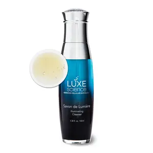 Luxe Science Savon De Lumière Radiance Cleanser 100ml – Gentle Foaming Cleanser with Licorice Root, Alpha Arbutin & Daisy Flower Extract for Brightening & Balanced Skin – Luxe Science Daily Glow Cleanser