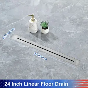 24'' W Linear Grid Shower Drain RX7006-24