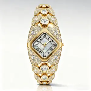 Sparkling Crystal-Accented Bangle Watch for Women - Elegant Stainless Steel Quartz Bracelet Wristwatch, Stylish Jewelry Gift