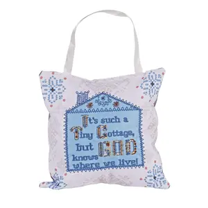 Dicksons DP109 Hanging Door Pillow God Know Where 6H