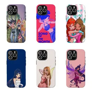 Pastel Winx Club Fairy Phone Case - Colorful Magical Art Tough Protective Case,Cover For iPhone 17 Pro Max 16 15 14 13 12 11 for Samsung S21 S22 S23 S24 S25 Phone Case,Perfect Holiday Gift