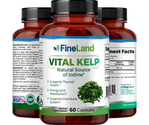 FineLand VITAL KELP Supports Thyroid Health, Energy and Metabolism, Supports Glandular System Healthcare Vitamin