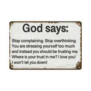 Inspiring Metal Sign 8x12 Aluminum With Encouraging Phrase Durable Waterproof Weatherproof Decor for Universities Restrooms Game Rooms Bars Cafes Garages Rustic Farmhouse Style Wall Mount