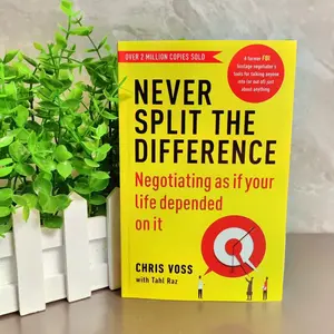 Never Split the Difference Negotiation Book, Essential Guide to Effective Communication Skills, Must-Read for Business Professionals