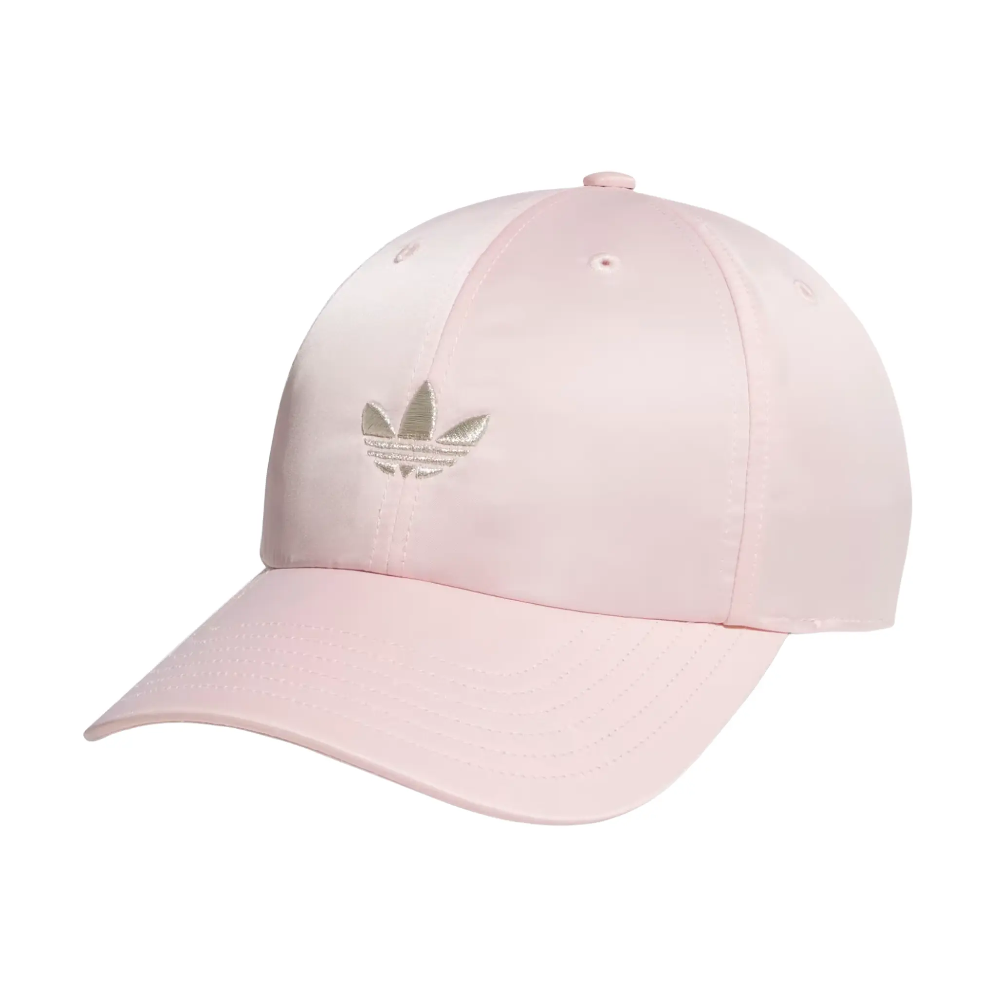 Adidas Originals Women's Adjustable 6-Panel Pink Shine Trefoil Cap - Tonal Base, Everyday Accessories for Casual Wear, KL0189, Six-Panel